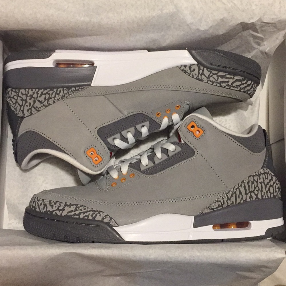 Jordan 3’s retro “Cool Greys”